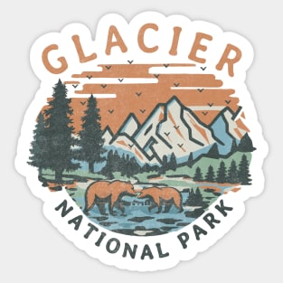 Glacier Wilderness Elegance Sticker